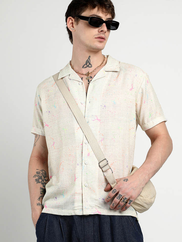 Heathered Drawn Shirt
