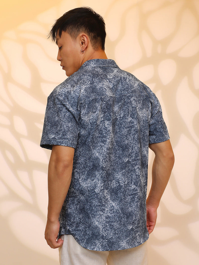 Contrast Hazy Shirt