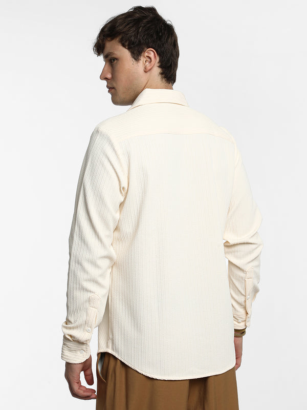 Stripe-Creased Shirt