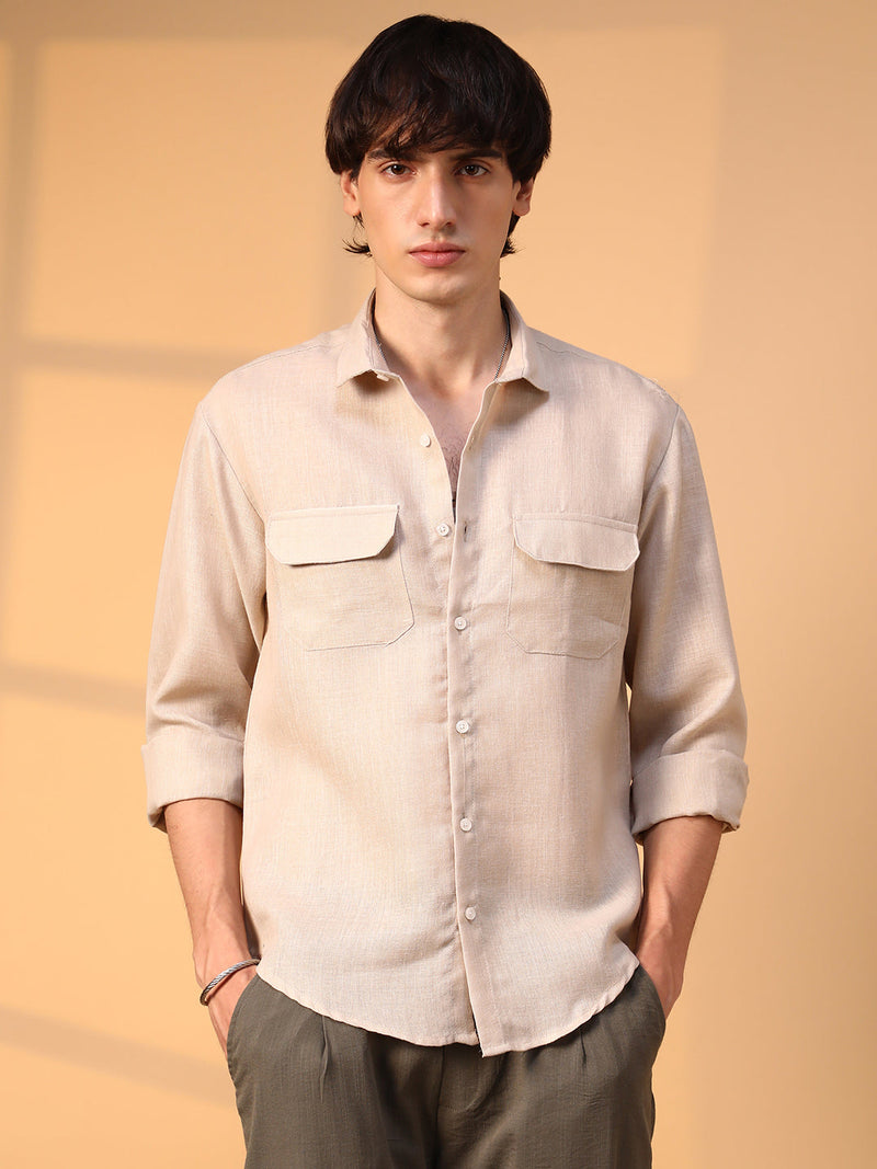 Solid Utility Shirt