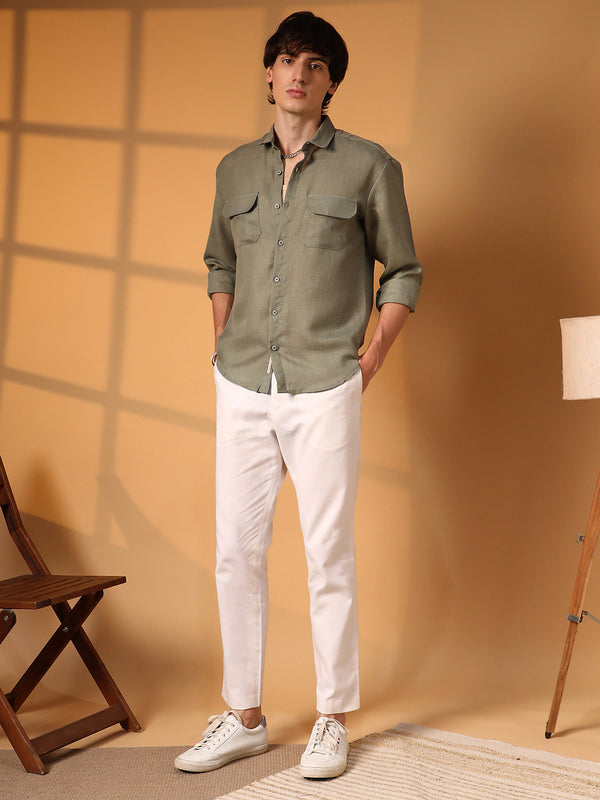 Solid Utility Shirt