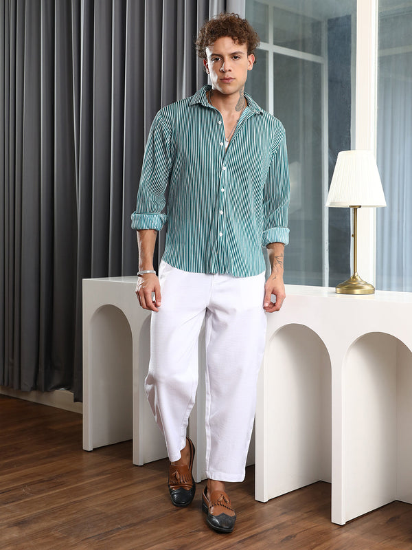 Pleat-Creased Shirt