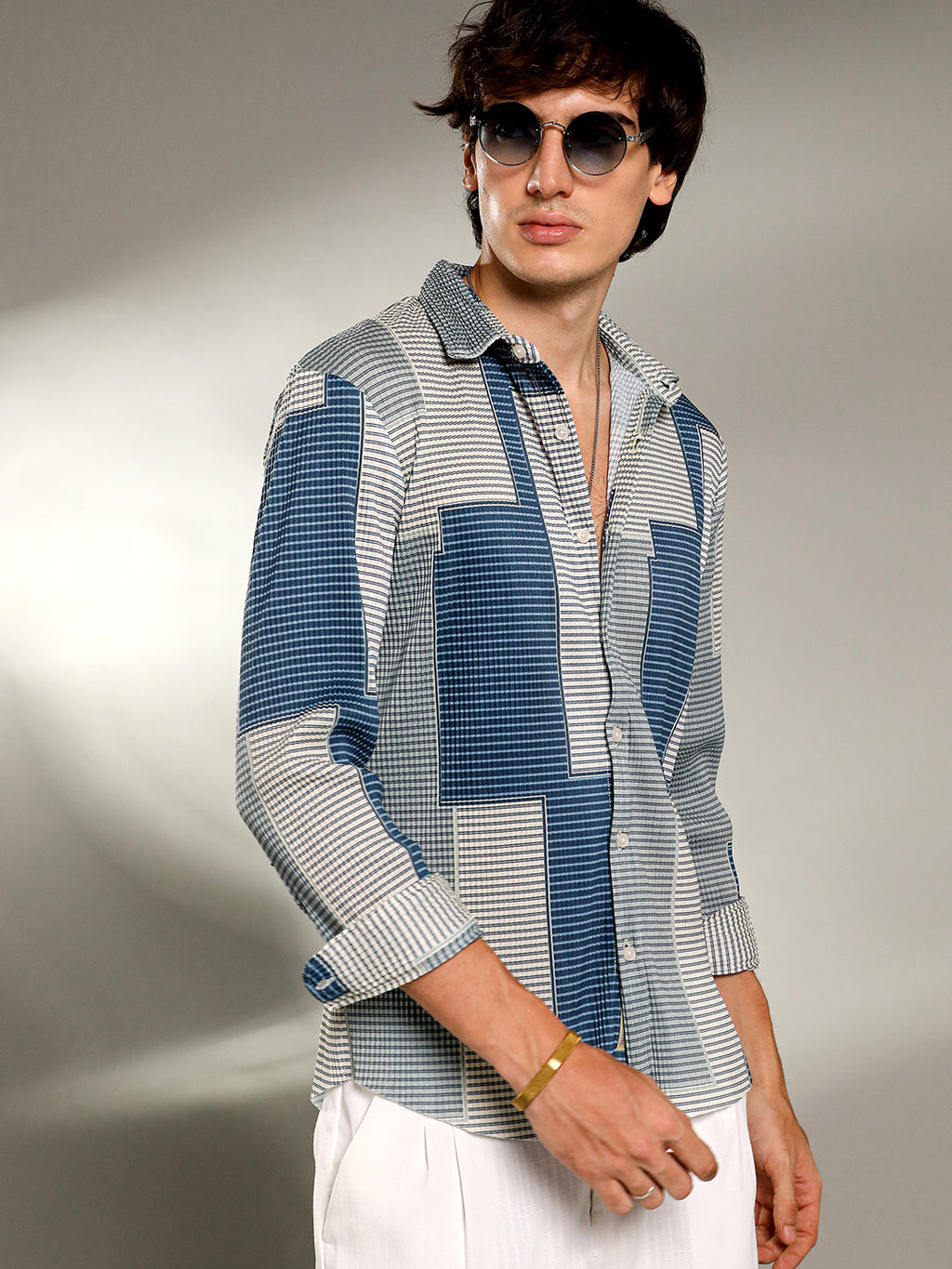 Retro-Pleat Shirt