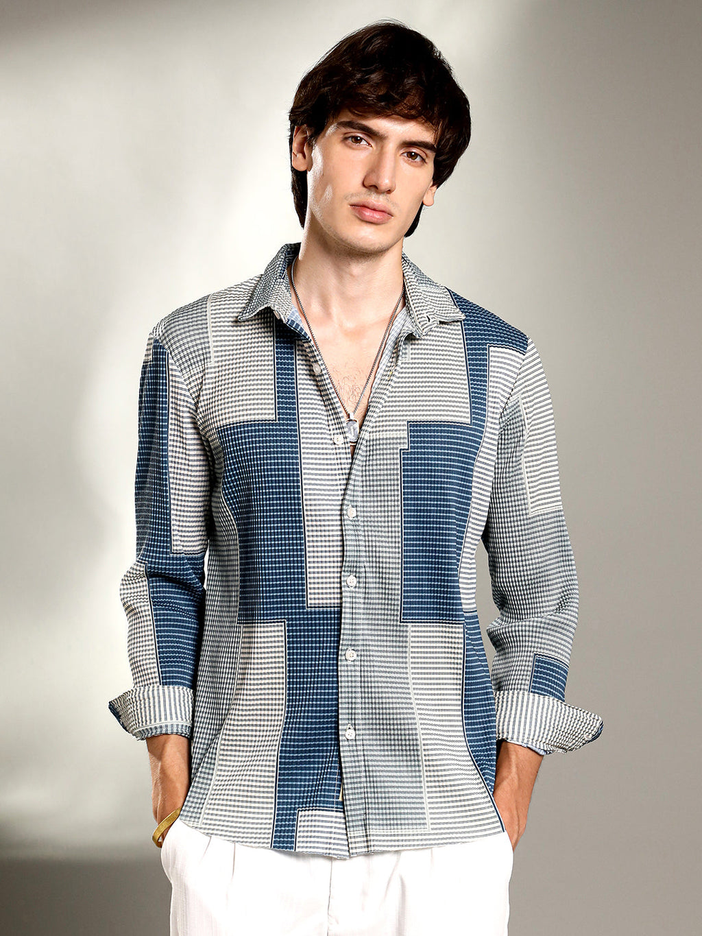 Retro-Pleat Shirt