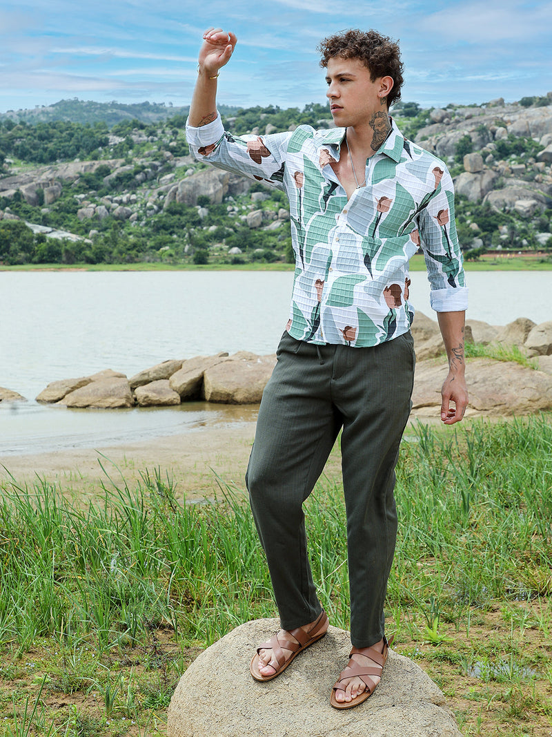 Abstract Tulip Shirt