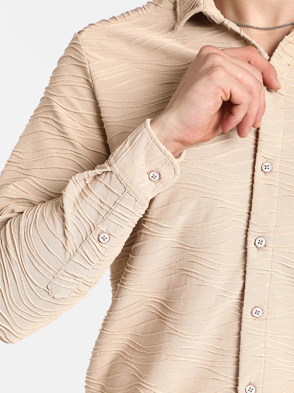 Self-Design Wave Shirt
