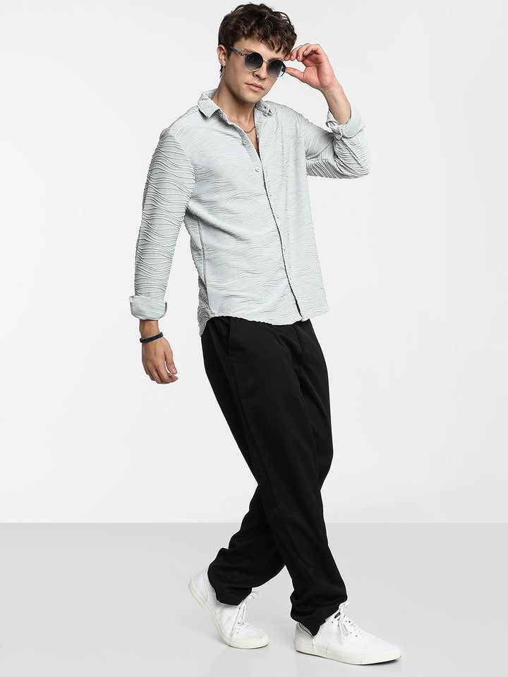 Self-Design Wave Shirt