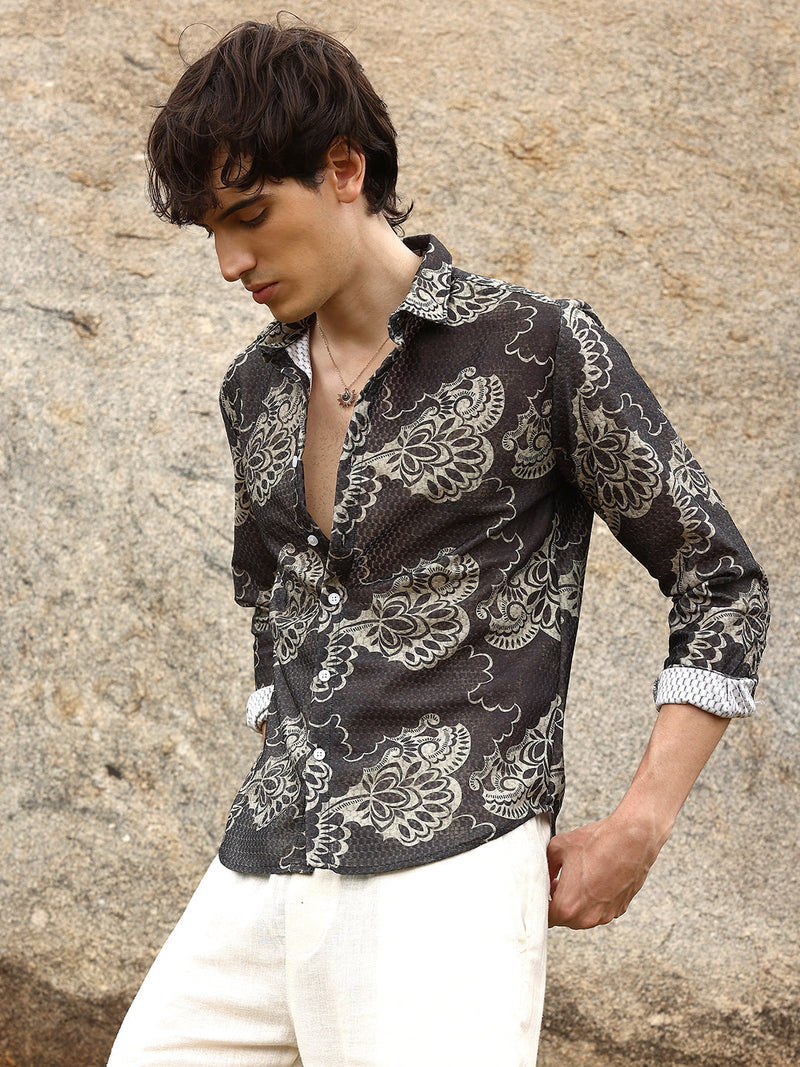Floral Block Shirt