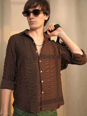 Chunky-Seersucker Shirt