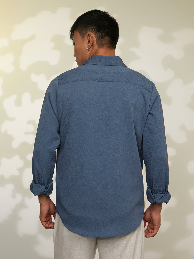 Abstract-Textured Shirt