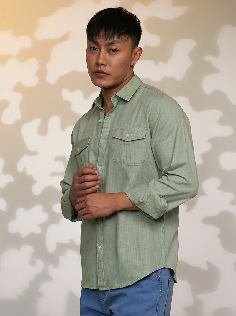 Solid Utility Shirt