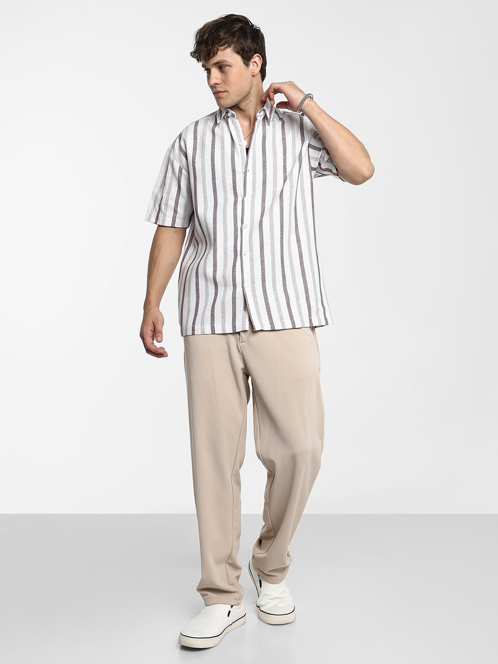 Pencil-Striped Shirt