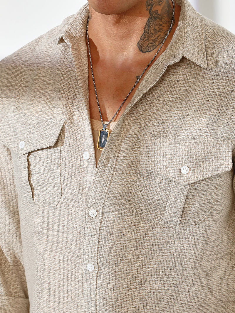 Basket-Weave Shirt
