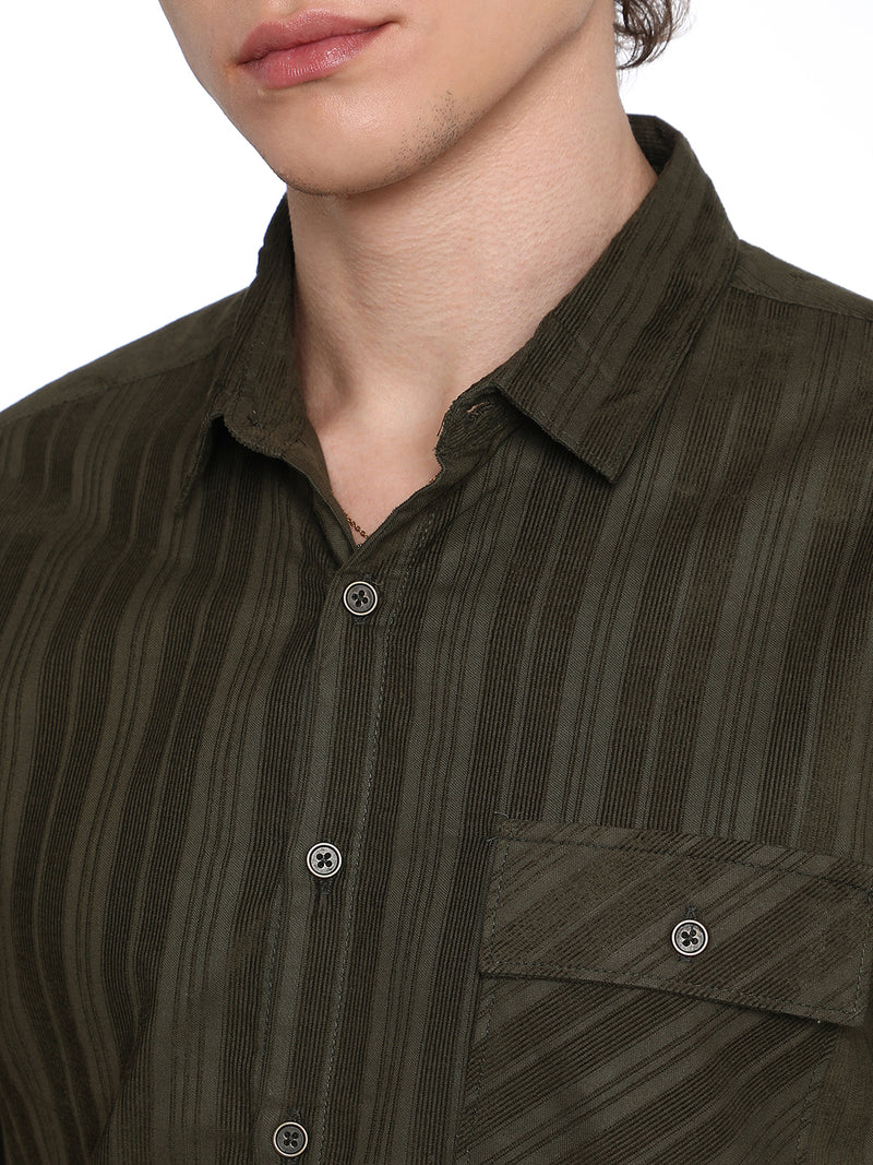 Multitrack-Striped Shirt