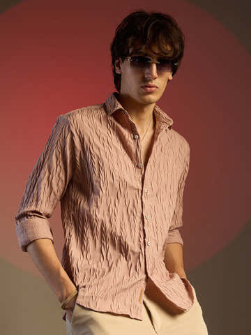 Grain-Textured Shirt