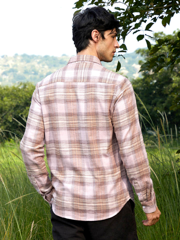 Vignette Buffalo-Check Flannel Shirt