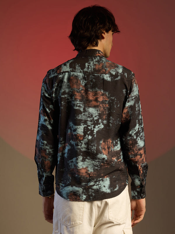Contrast Dab Shirt