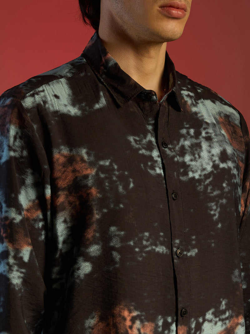 Contrast Dab Shirt