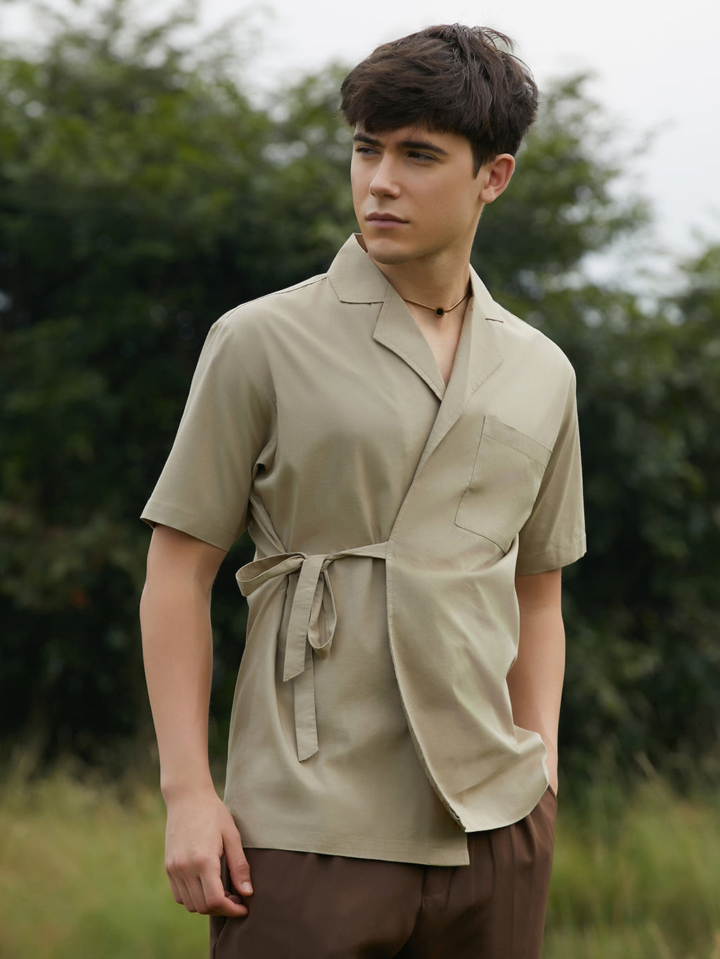 Korean Wrap Shirt