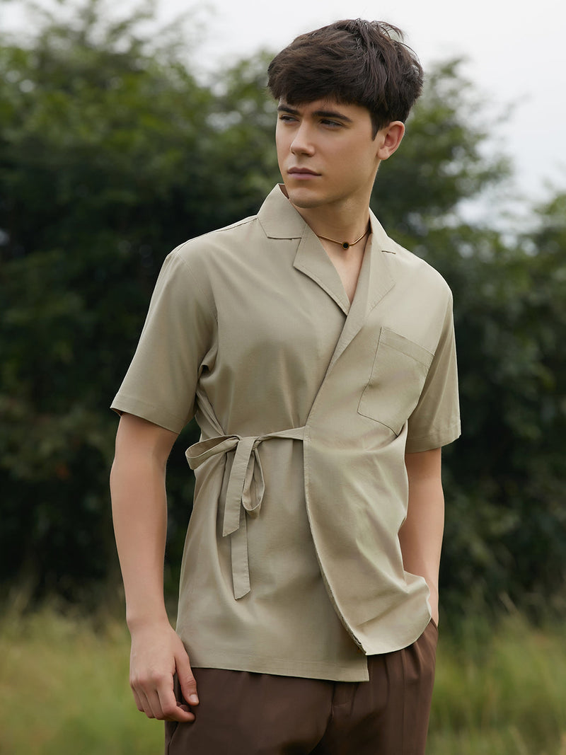 Korean Wrap Shirt