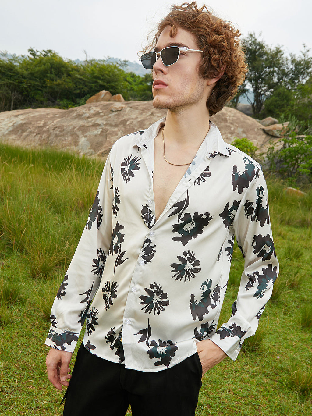 Flora-Stamp Shirt