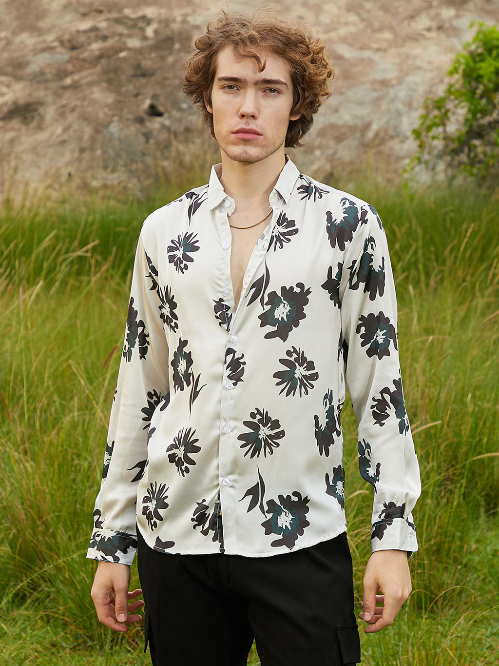 Flora-Stamp Shirt