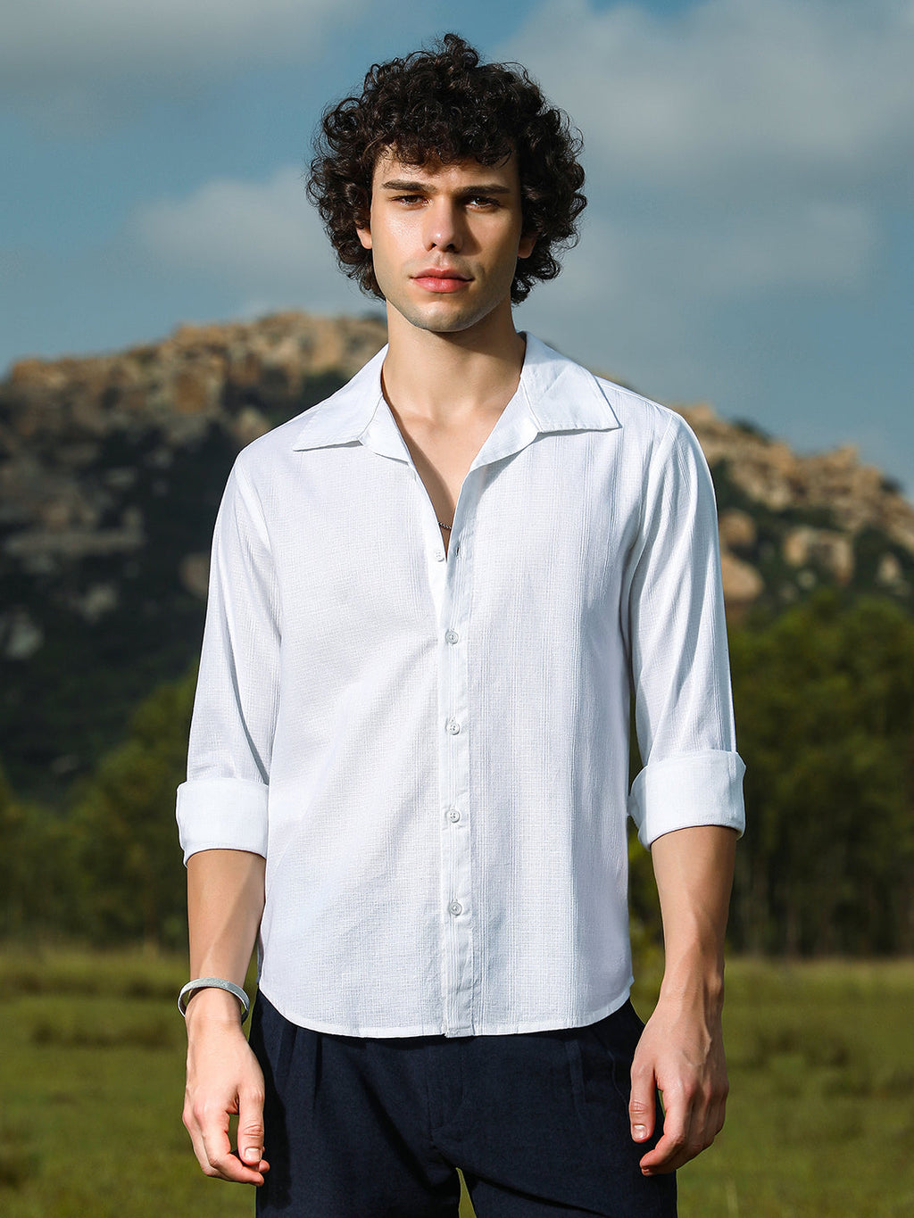 Solid Relaxed Shirt