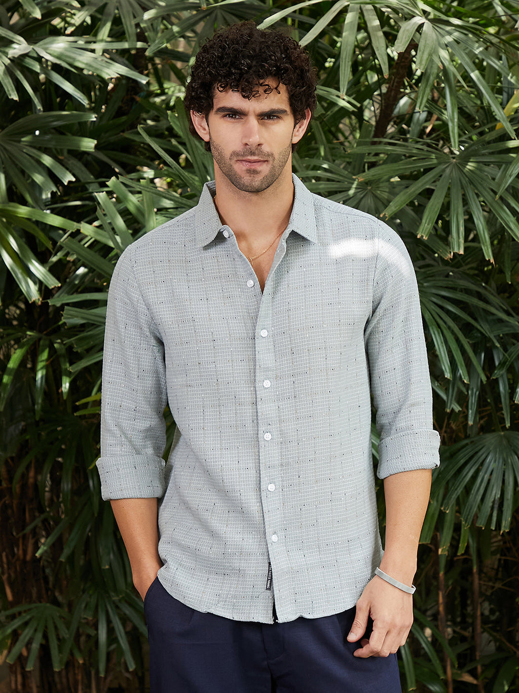 Ditsy Grid Shirt