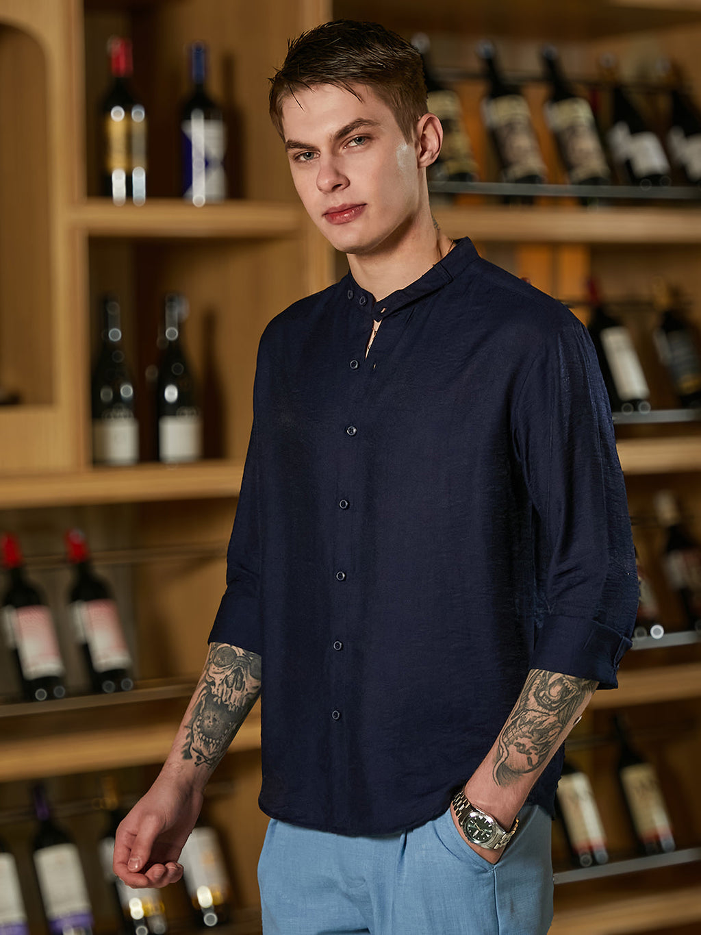 Breezy Mandarin Shirt