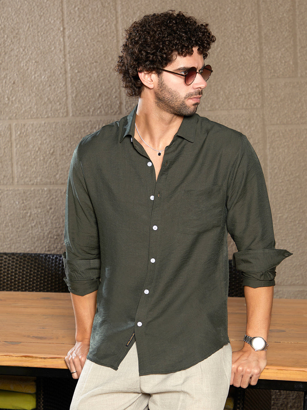Breezy Wrinked Relaxed Shirt