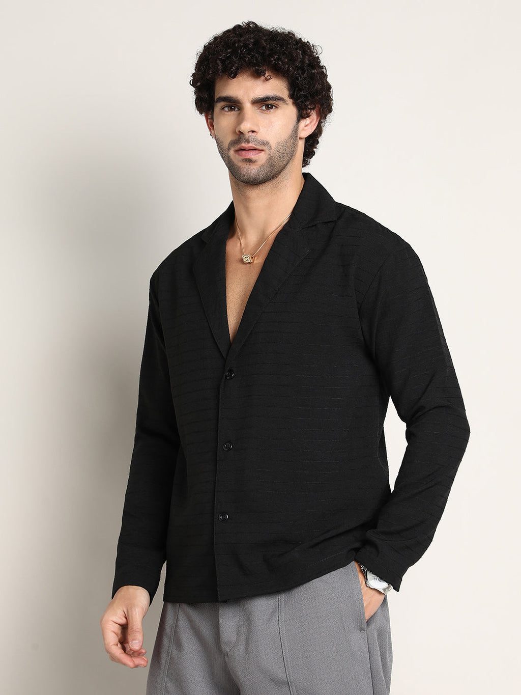 Striped Cuban Shirt