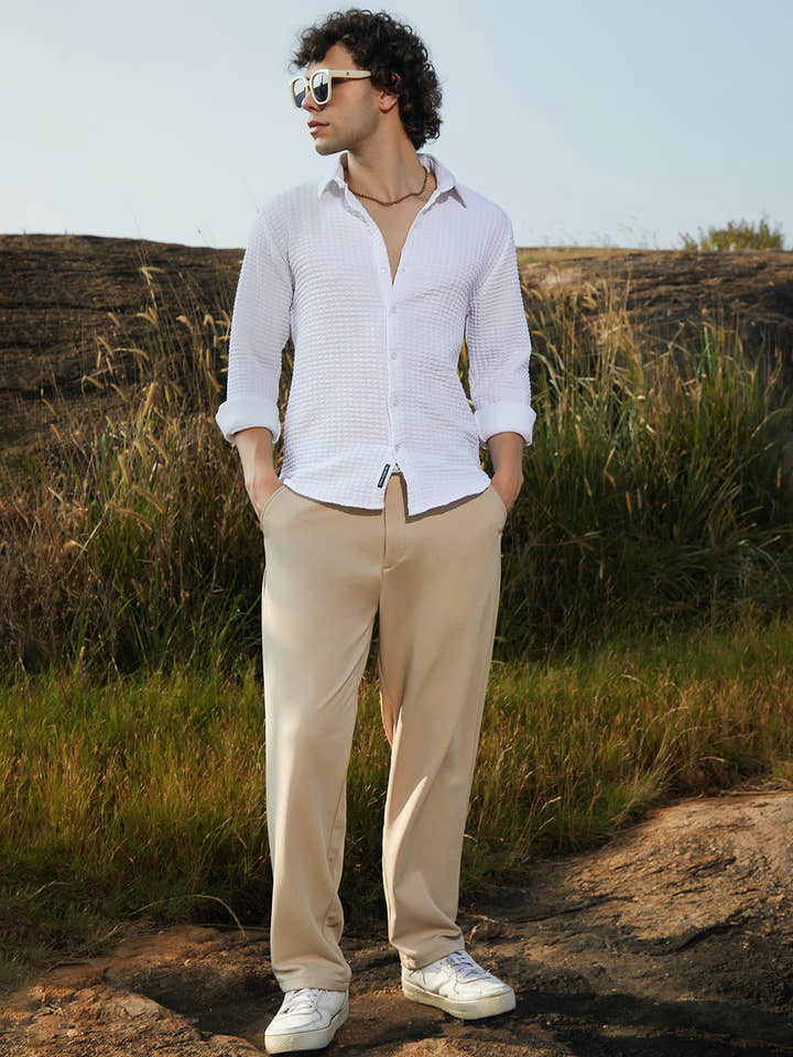 Ellipse-Lined Shirt