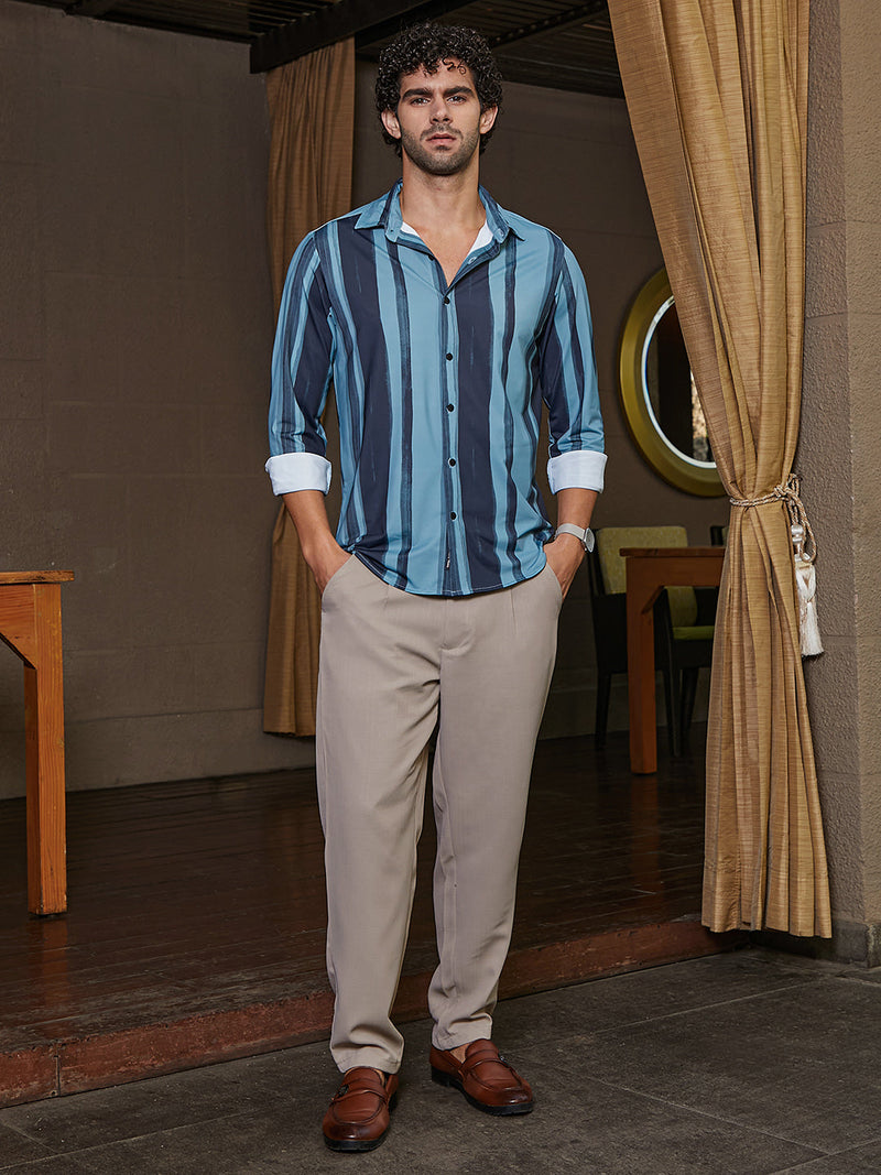 Brushstroke Pattern Shirt