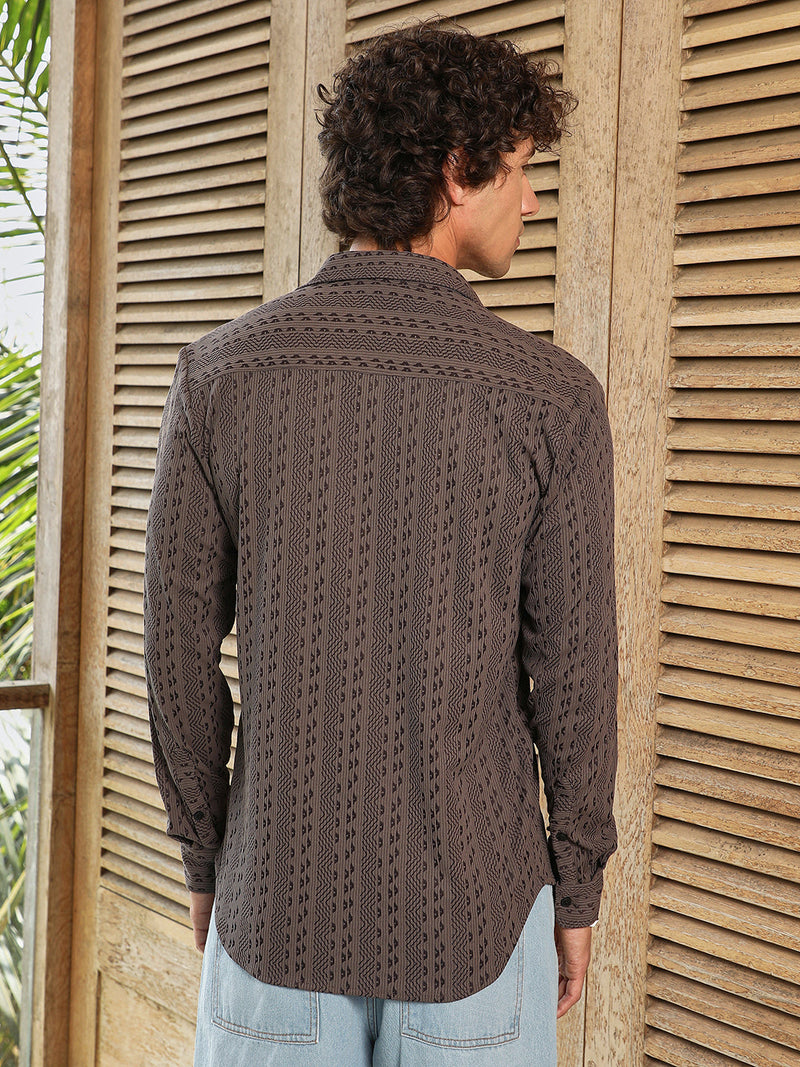 Chevron-Loop Shirt