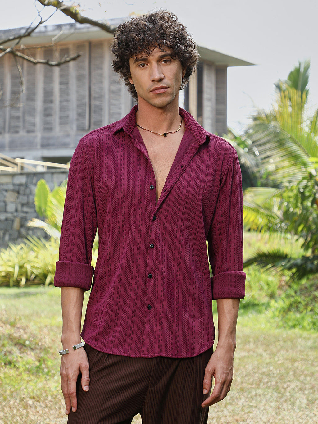 Chevron-Loop Shirt