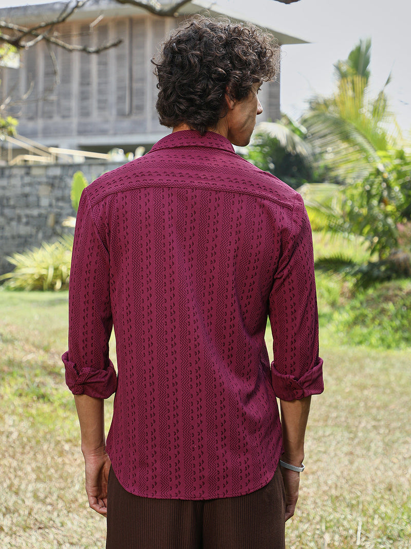 Chevron-Loop Shirt