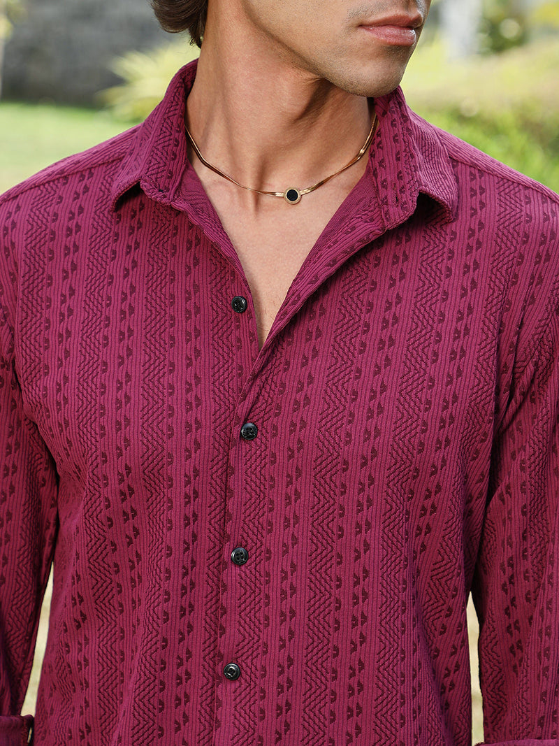 Chevron-Loop Shirt
