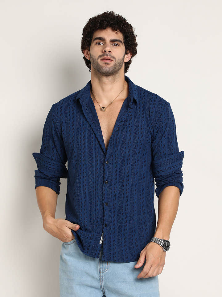 Chevron-Loop Shirt
