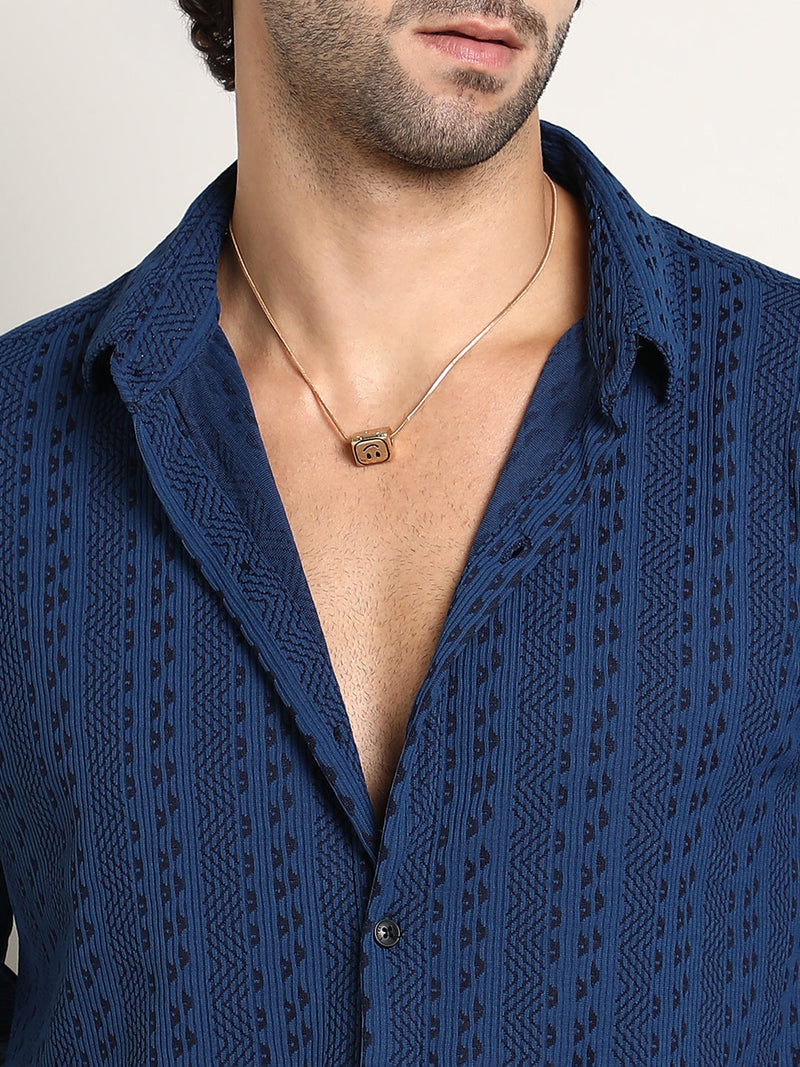 Chevron-Loop Shirt