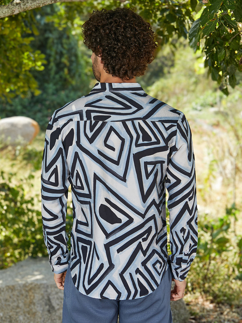 Abstract Breezy Shirt