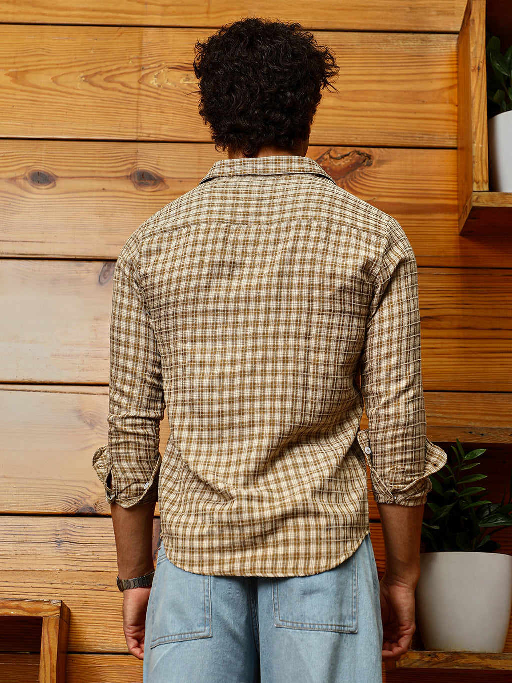 Micro-Plaid Shirt