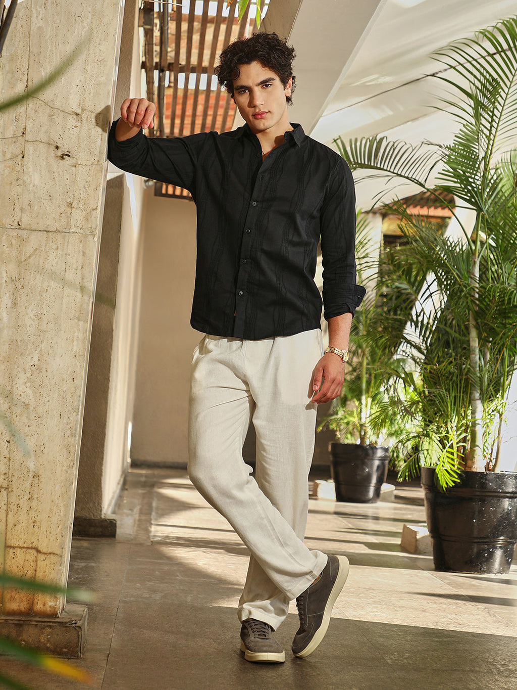 Swirl-Tactile Shirt