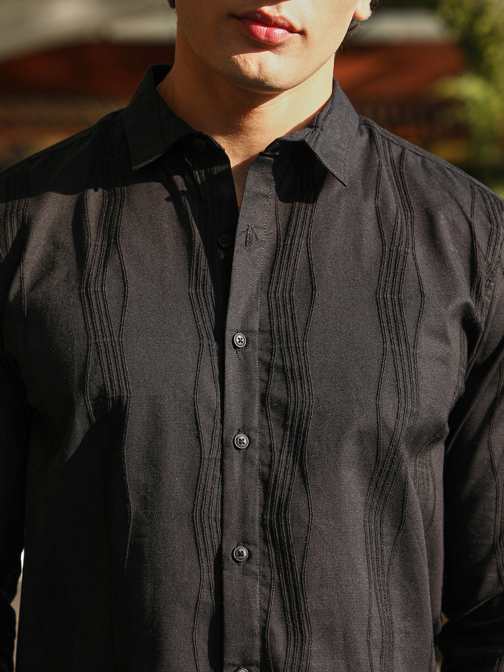 Swirl-Tactile Shirt