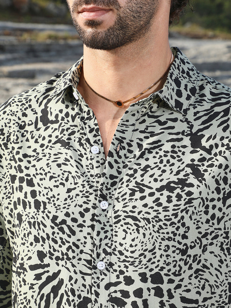 Leopard Imprint Shirt