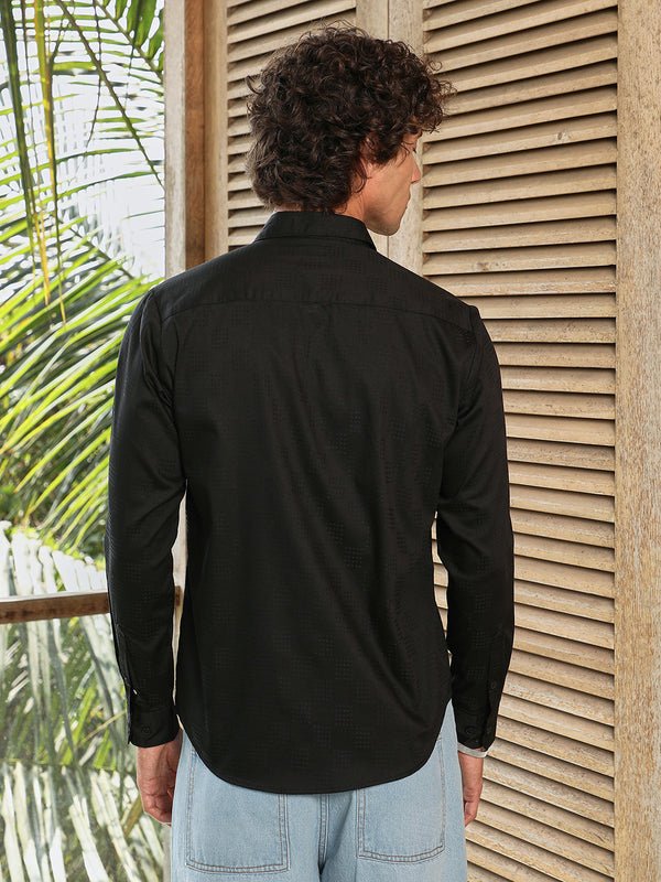 Dotted-Cuboid Shirt