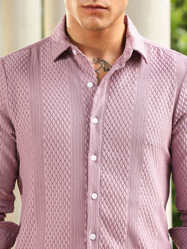 Marquise-Panel Tactile Shirt