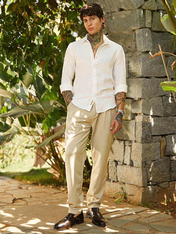 Muslin Breezy-Weave Shirt