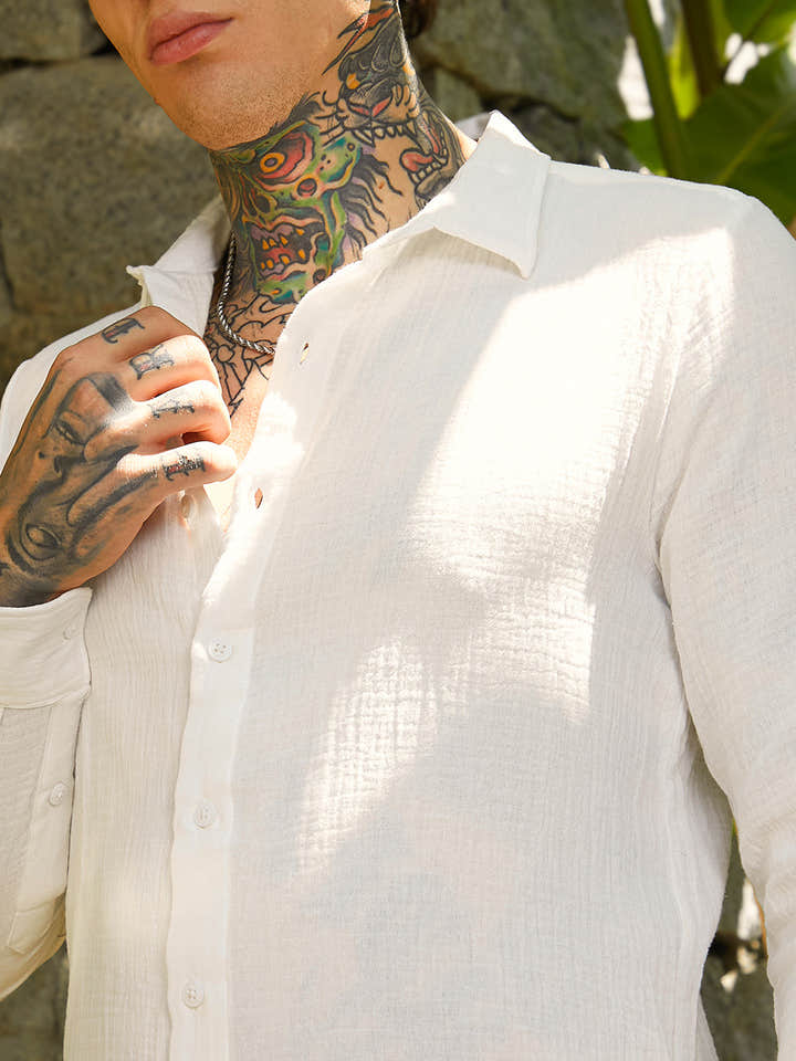 Muslin Breezy-Weave Shirt