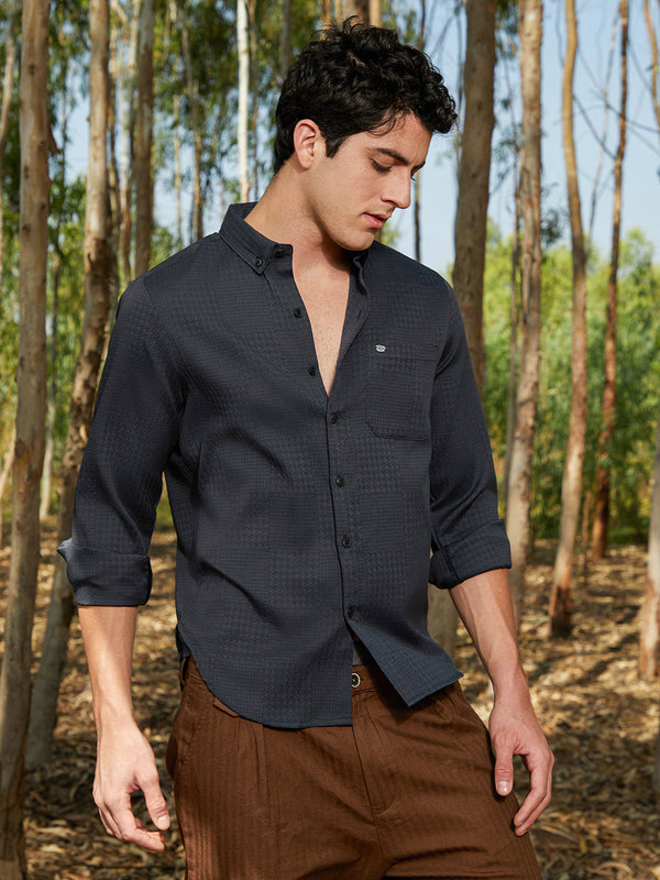 Houndstooth-Tactile Shirt