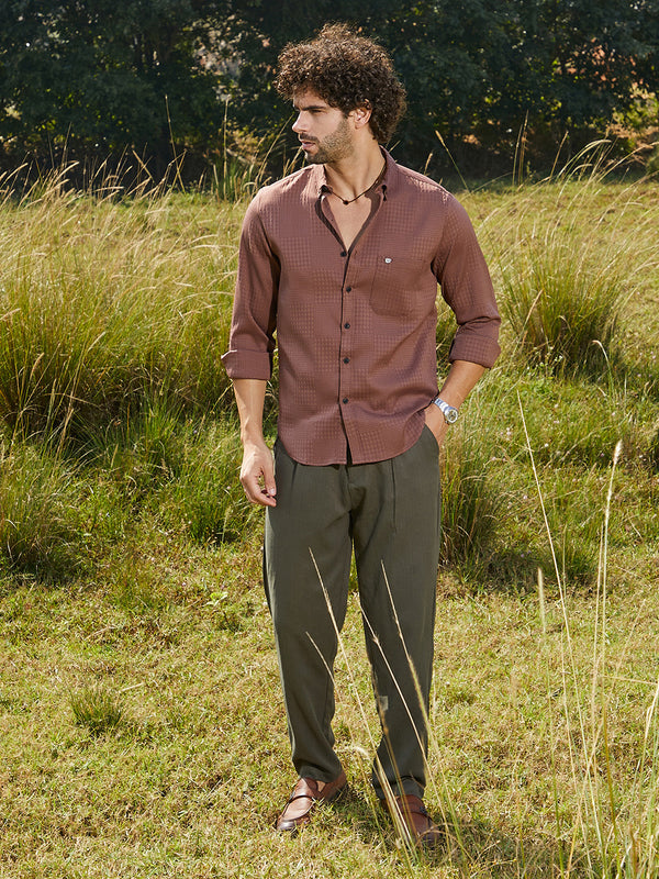 Houndstooth-Tactile Shirt